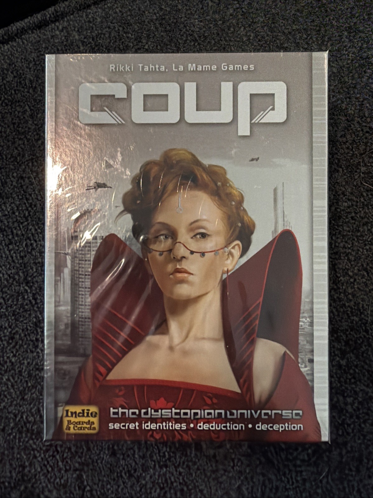 Coup The Dystopian Universe Card Game – Indie Boards and Cards – Factory Sealed