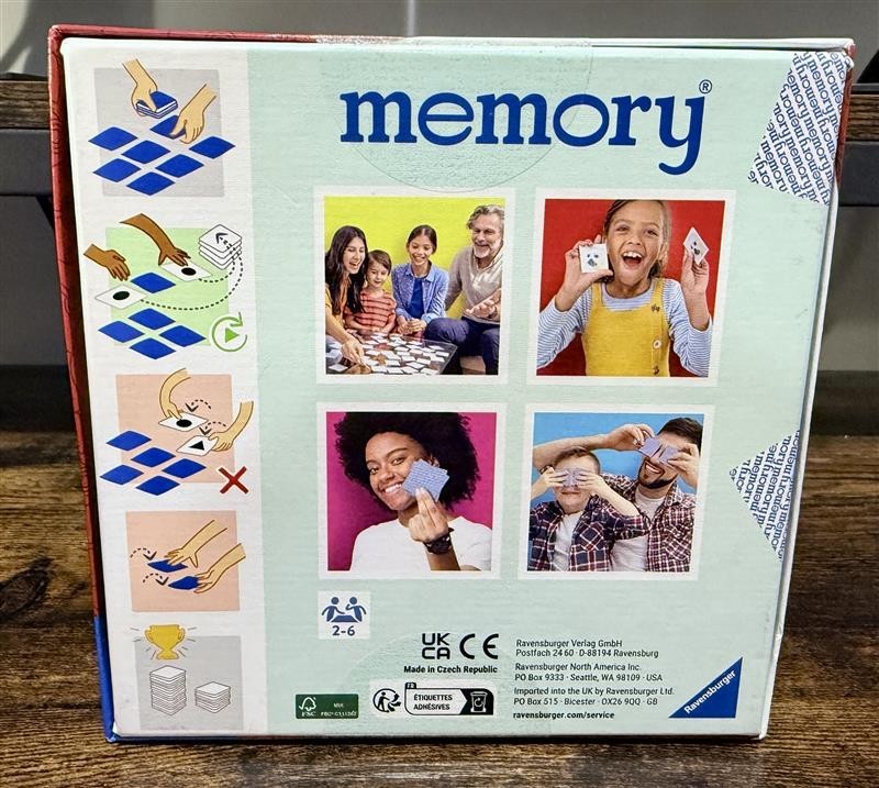 Ravensburger Pokemon Mini Memory Game for Ages 3+ – 2 to 6 Players