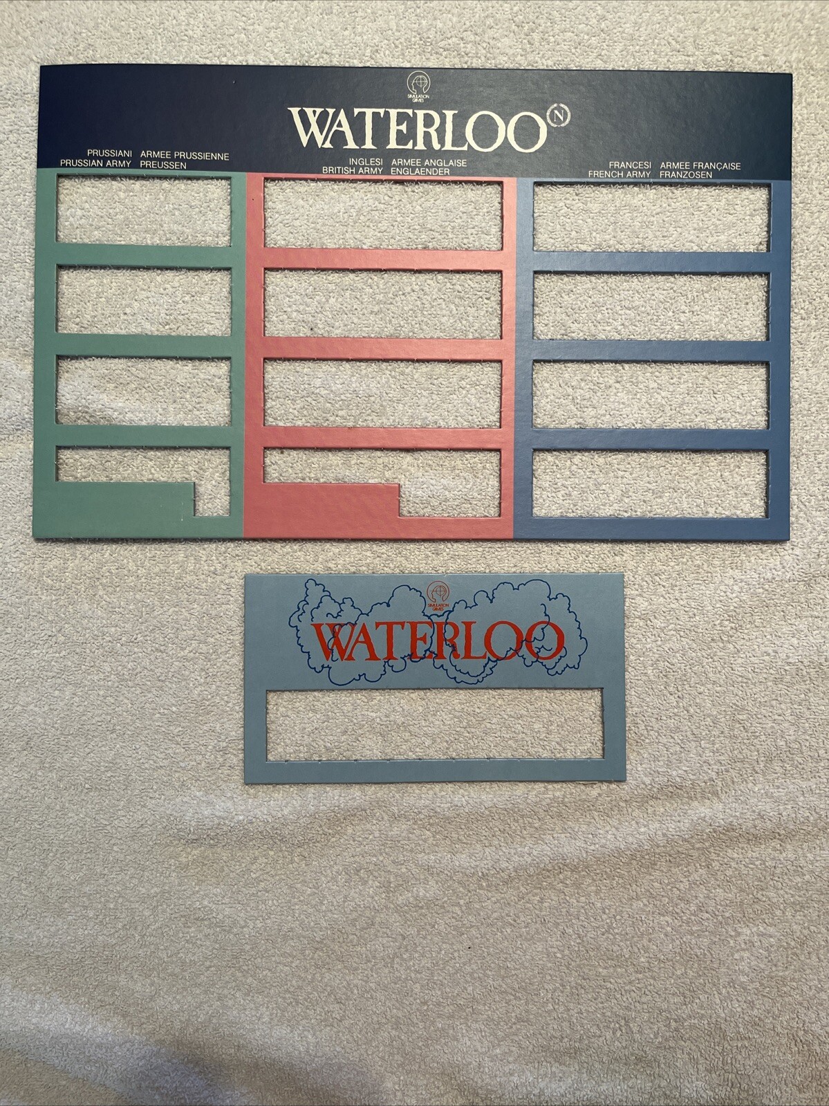 WATERLOO War board game Simulation Games W108 🔥