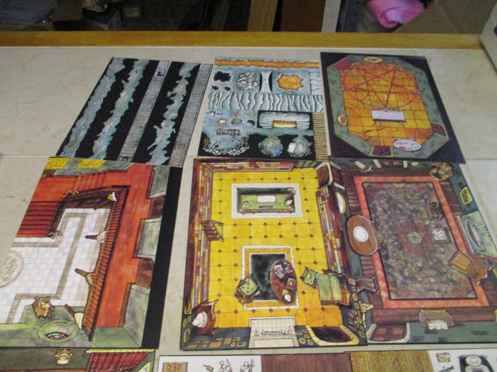 Halls of Horror: Gothic Floor Plans COMPLETE Dungeon Floor Plans 02019 GW AD&D