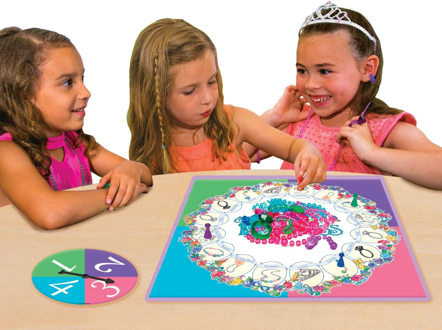 Pretty Pretty Princess Dress Up Jewelry Board Game For Kids Ages 5+ 2-4 Players