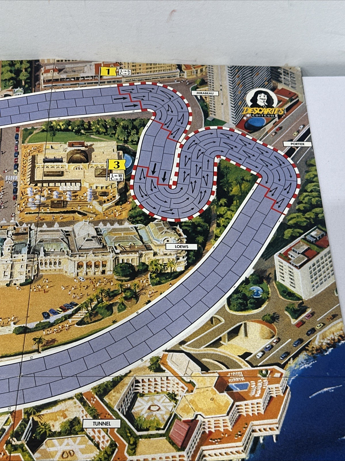 FORMULA DE Map Track Base Game Boards MONACO/ZANDVOORT #1 Nederland Circuits 1/2