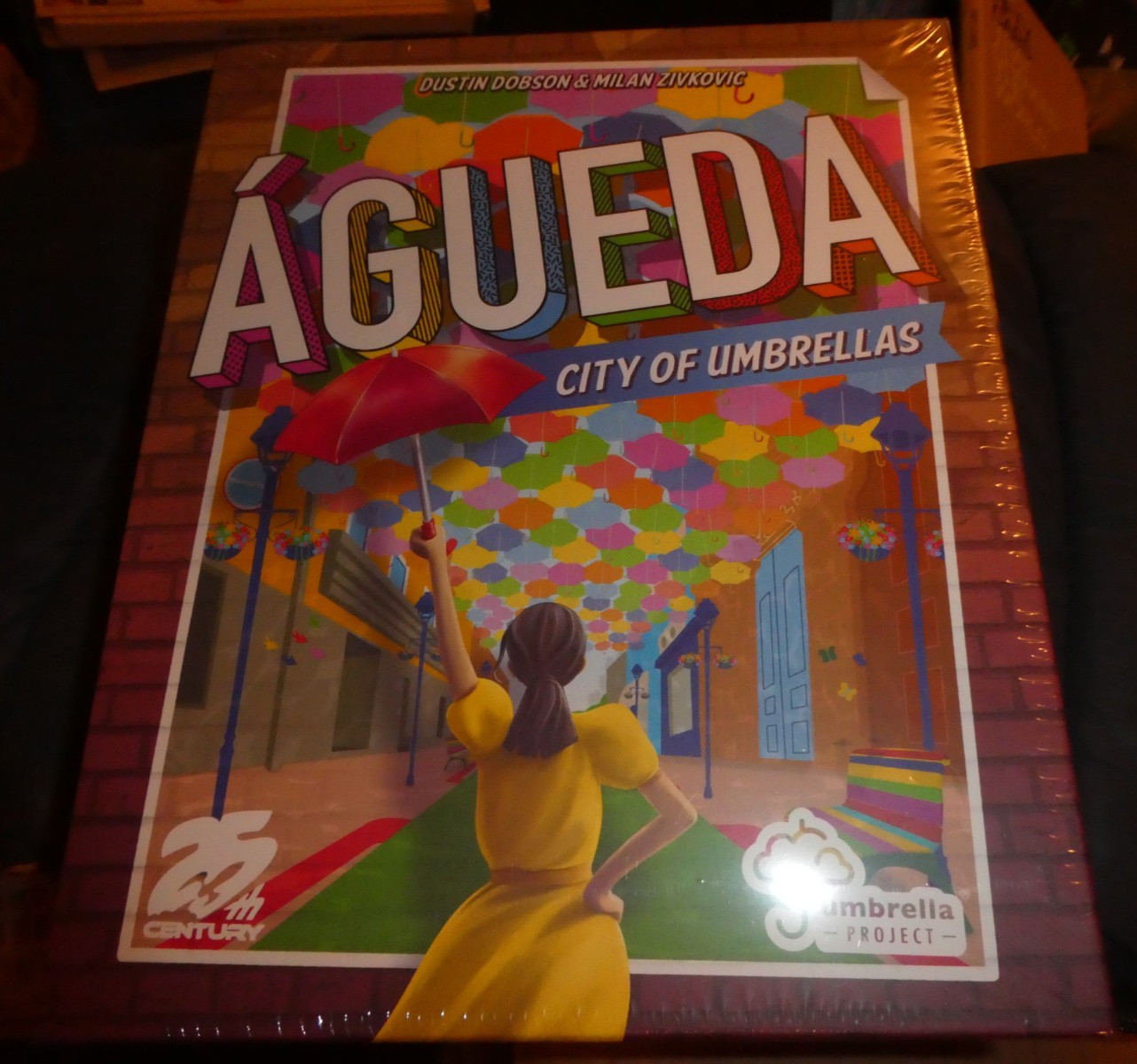 Águeda: City of Umbrellas, Strategy Board Game for 1 to 5 Players SEALED
