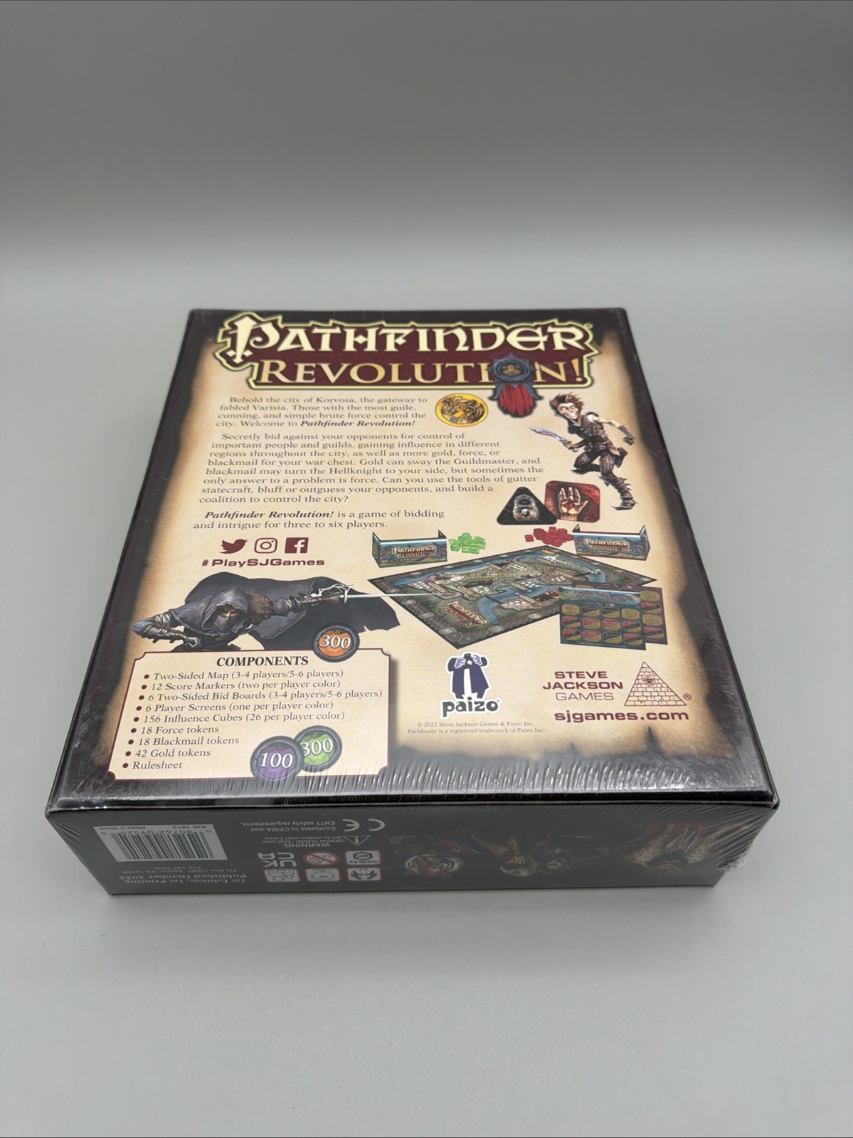 SJG Boardgame Pathfinder Revolution! Box SW (New)