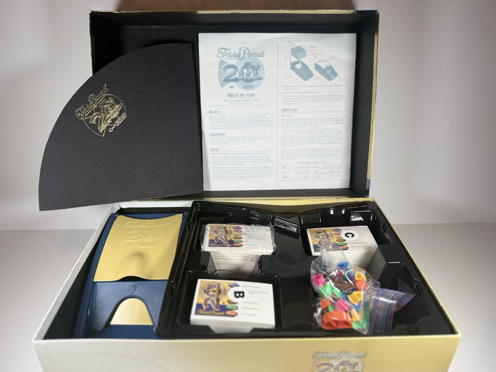 Trivial Pursuit 20th Anniversary Edition Board Game Complete