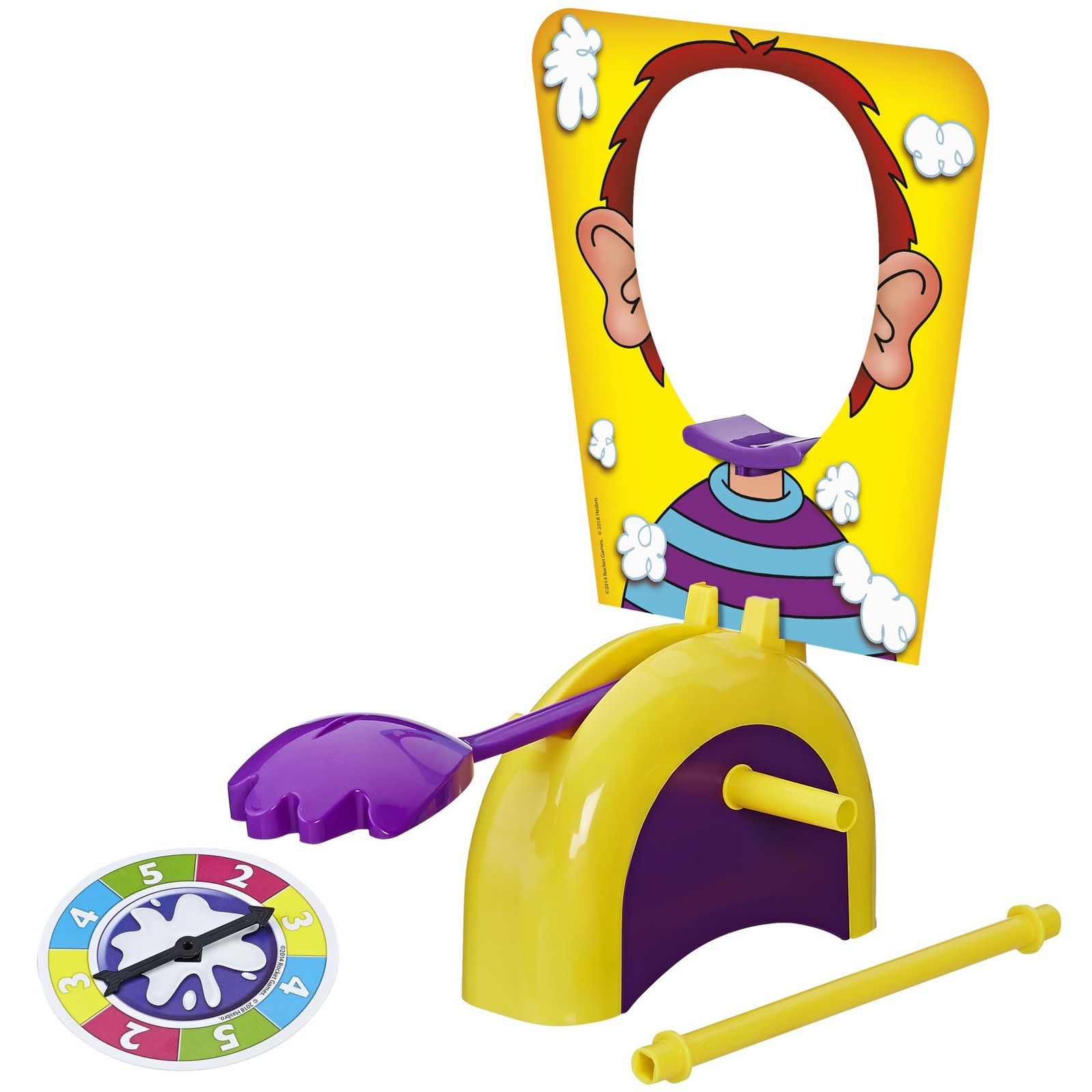 Hilarious Pie Face Game for Family Fun Kids Ages 5 and Up Tabletop Gameplay
