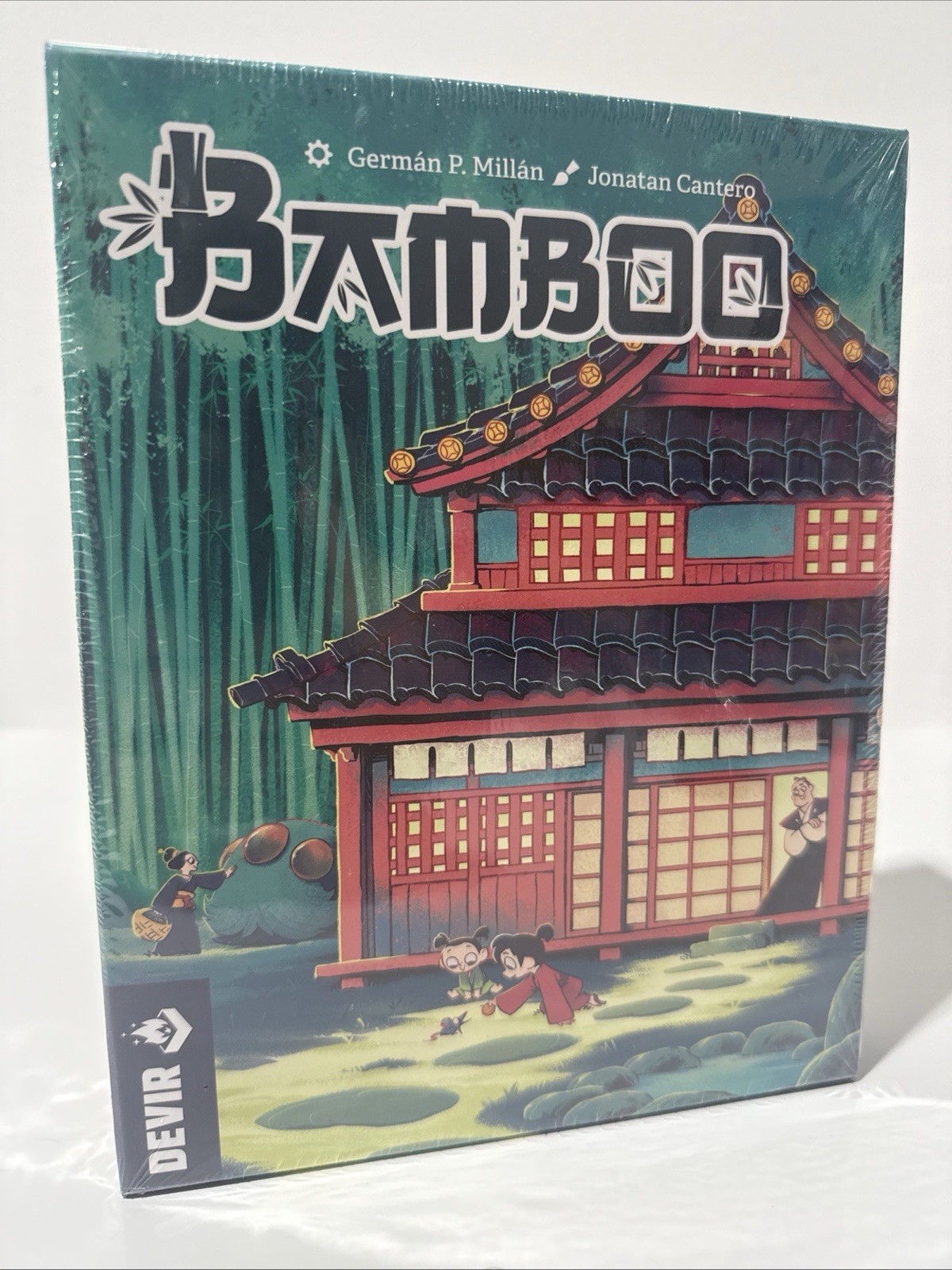 Bamboo Board Game | Strategic Tile Placing Family Game DEVIR
