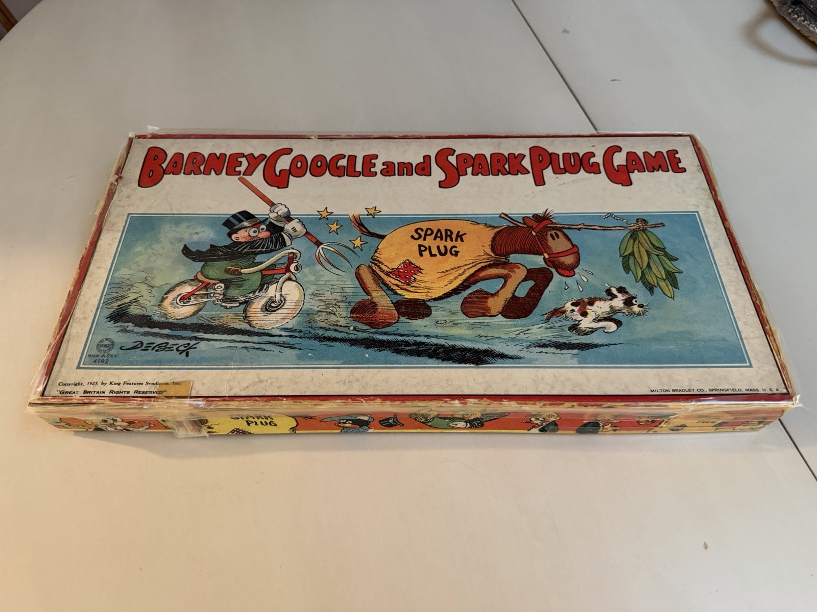 VINTAGE 1923 – Barney Google and Spark Plug Game – King Features Syndicate