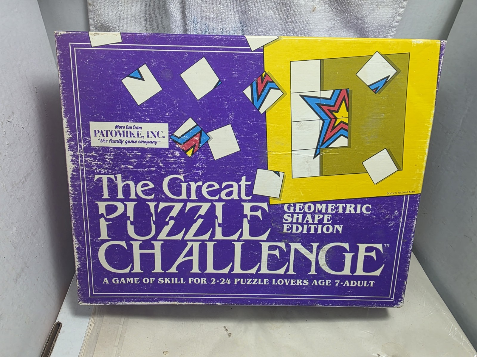 1987 Patomike Inc.”The Great Puzzle Challenge”Multi Player Board Game / Complete