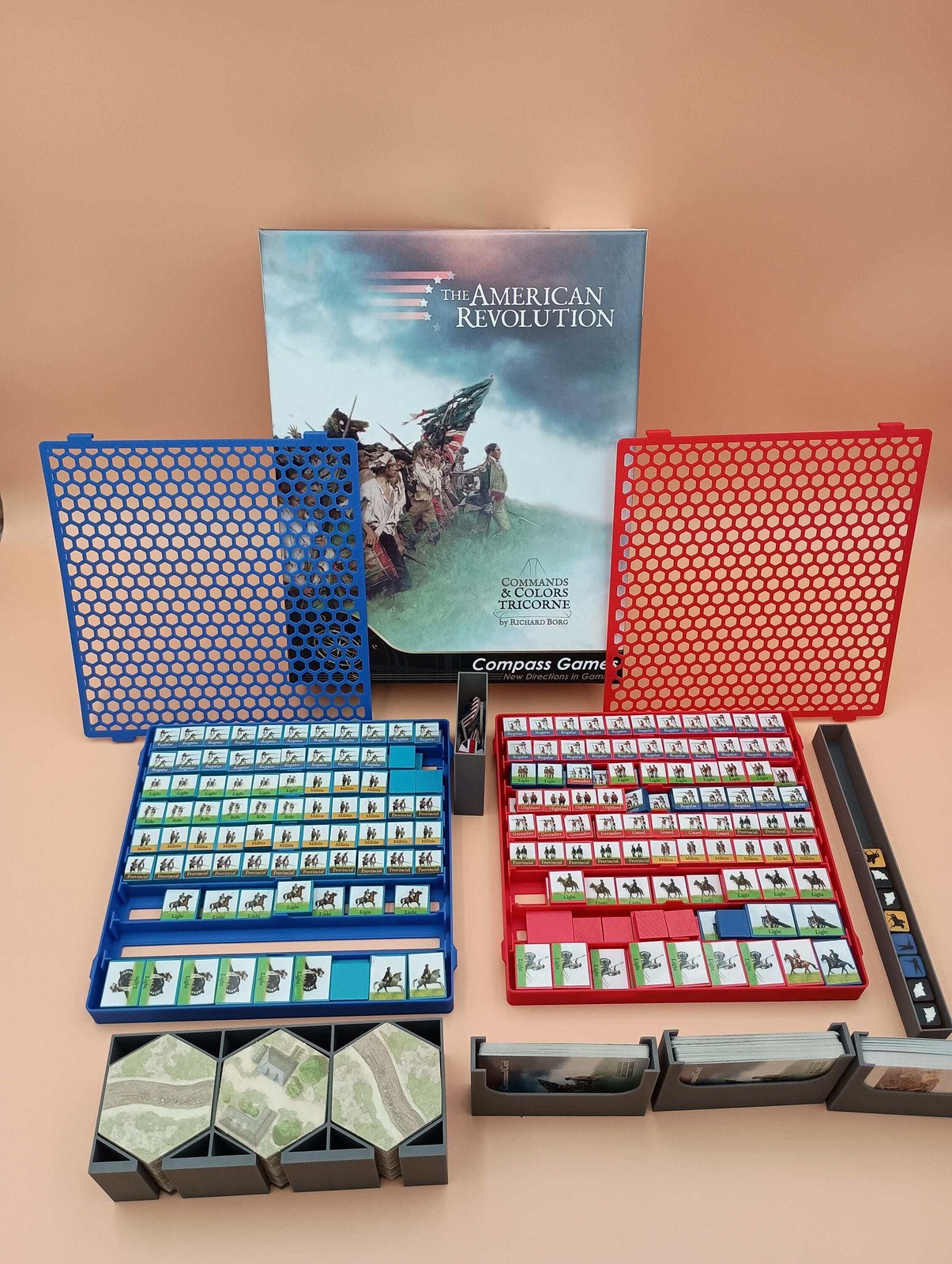 Commands and Colors Tricorne Game Organizer & Unit Storage Trays