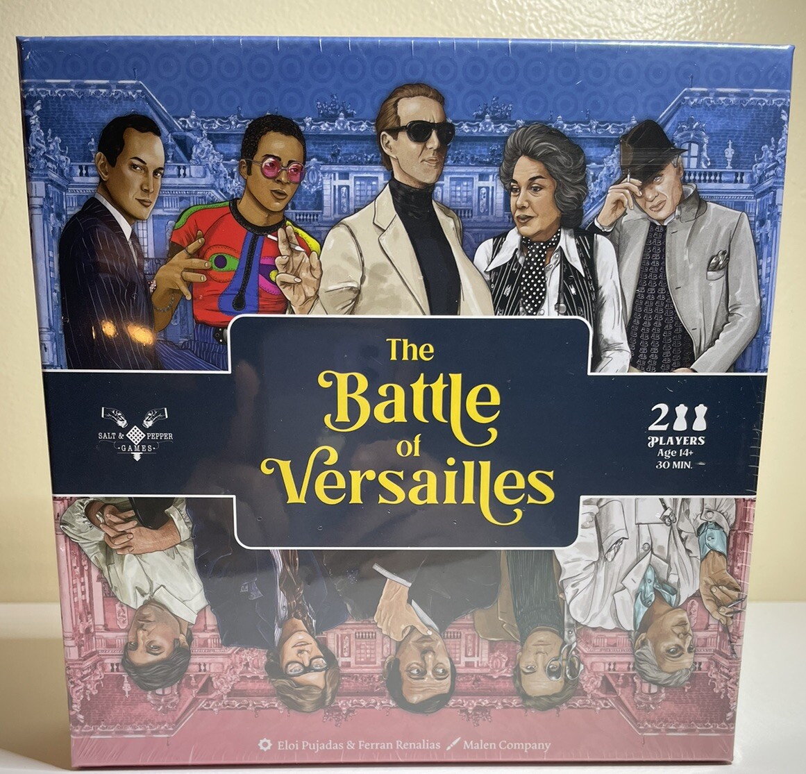The Battle Of Versailles Boardgame Salt & Pepper Games NIS