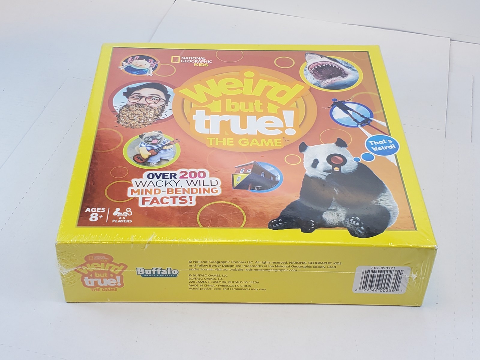 Weird But True Board Game By National Geographic Kids New Sealed