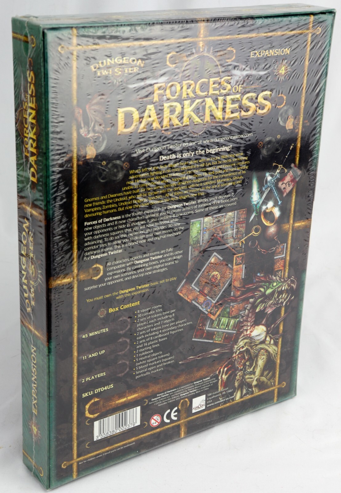 Dungeon Twister Board Game Forces of Darkness Fantasy Asmodee NIB