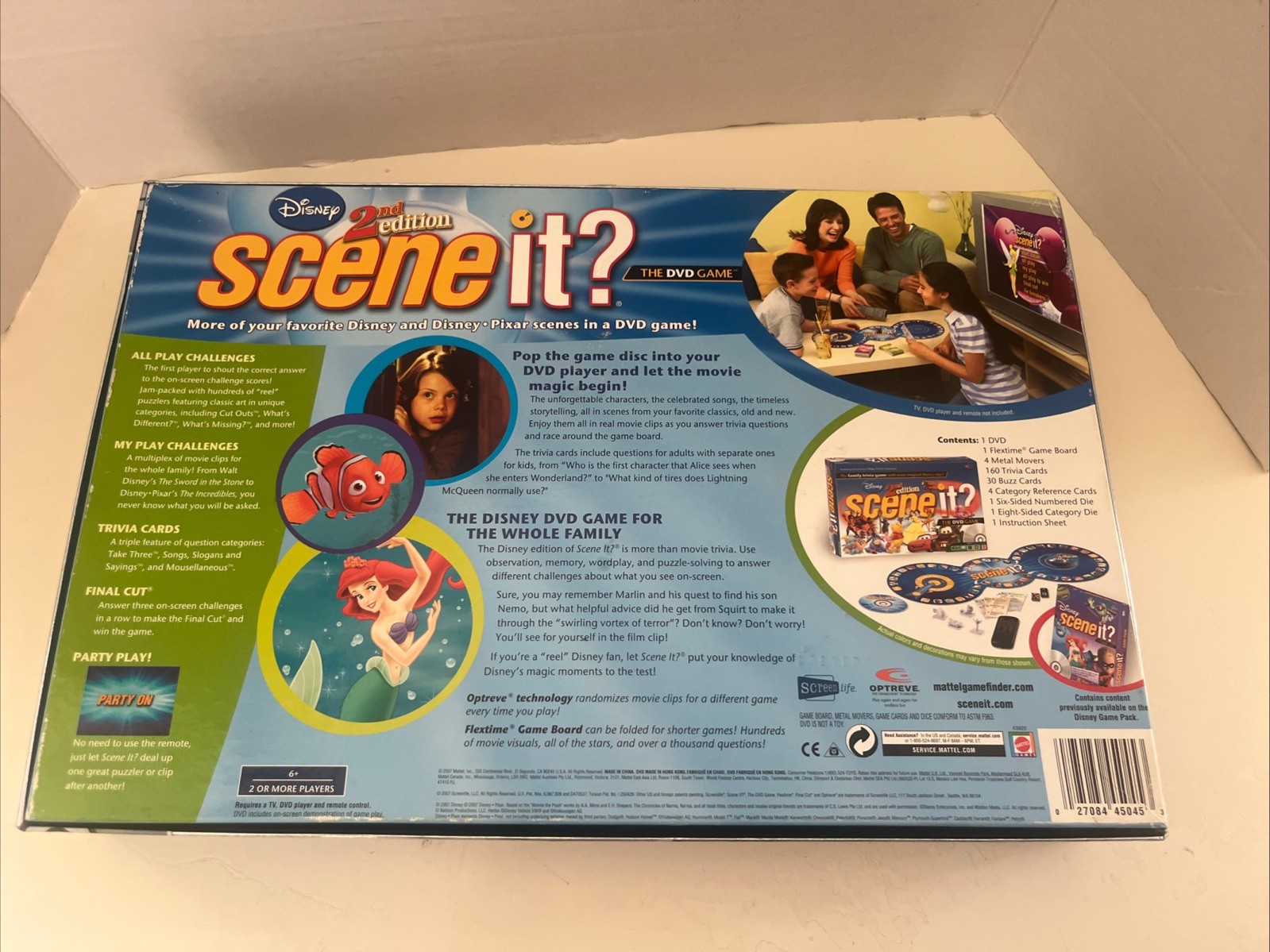Disney Scene It – DVD Game – 2nd Edition – COMPLETE – ScreenLife – 2007 – Trivia
