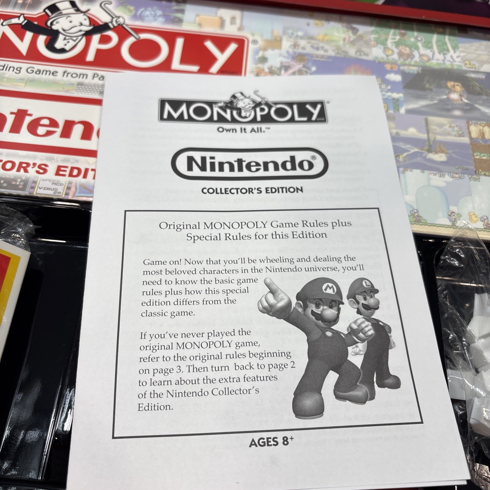 NINTENDO Monopoly Collectors Edition BOARD GAME/ 2006 See Pictures😊