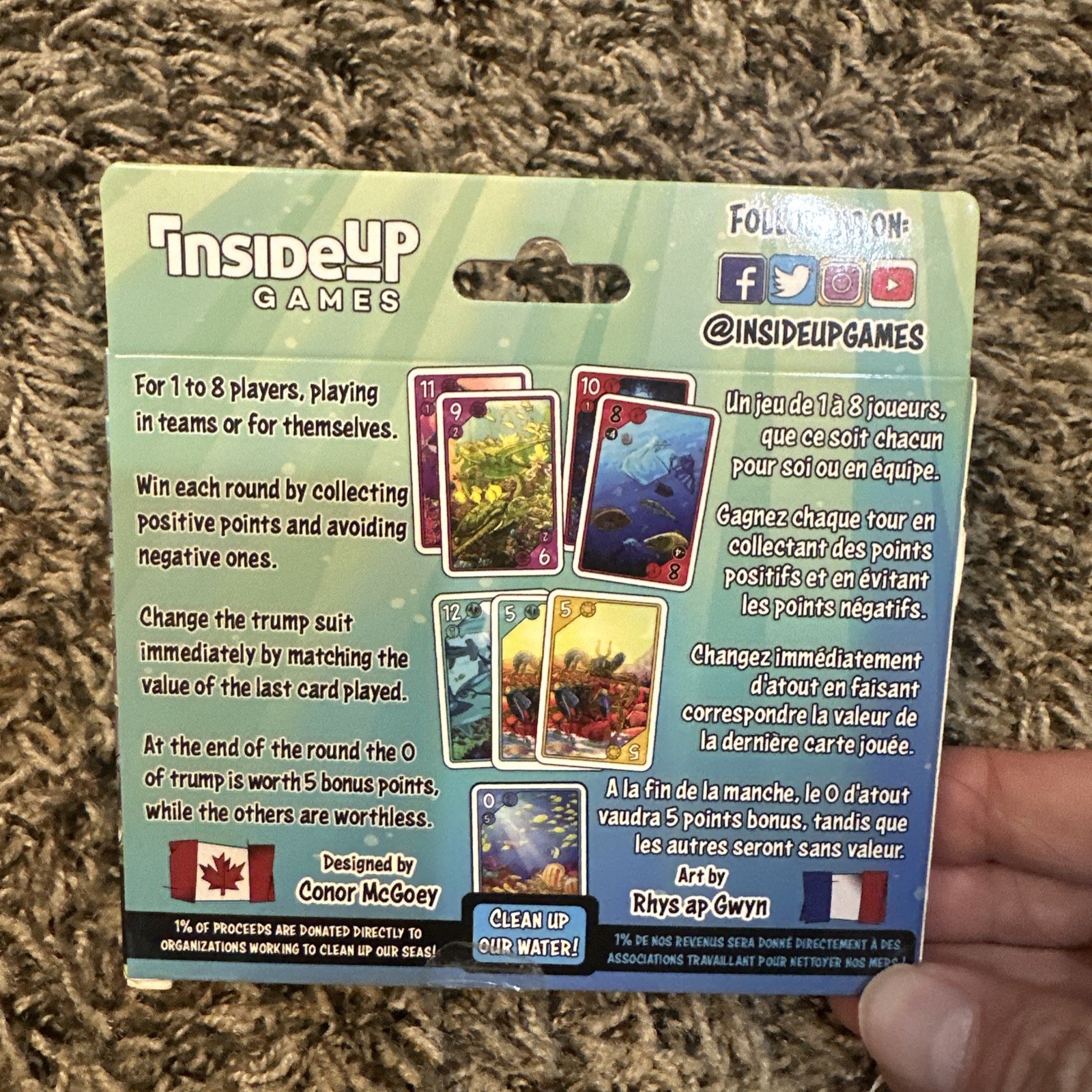 Inside Up Games, Sea Change Card Games New