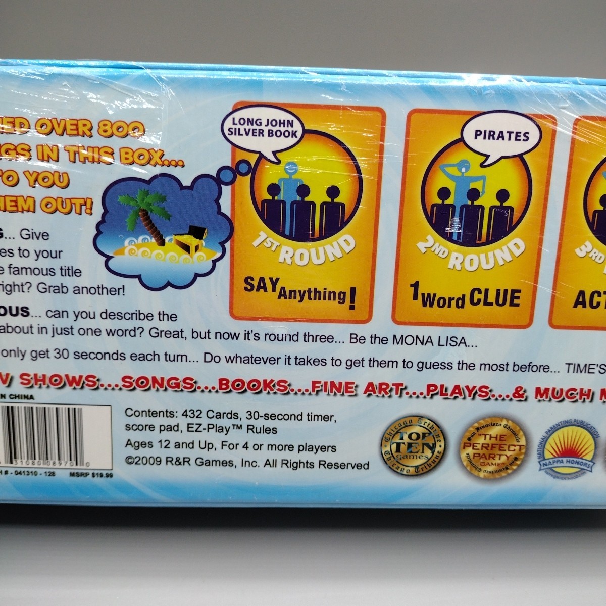 Time’s Up! Title Recall R&R Board Games the Fast-Paced Guess-What-I-Am Game 2009