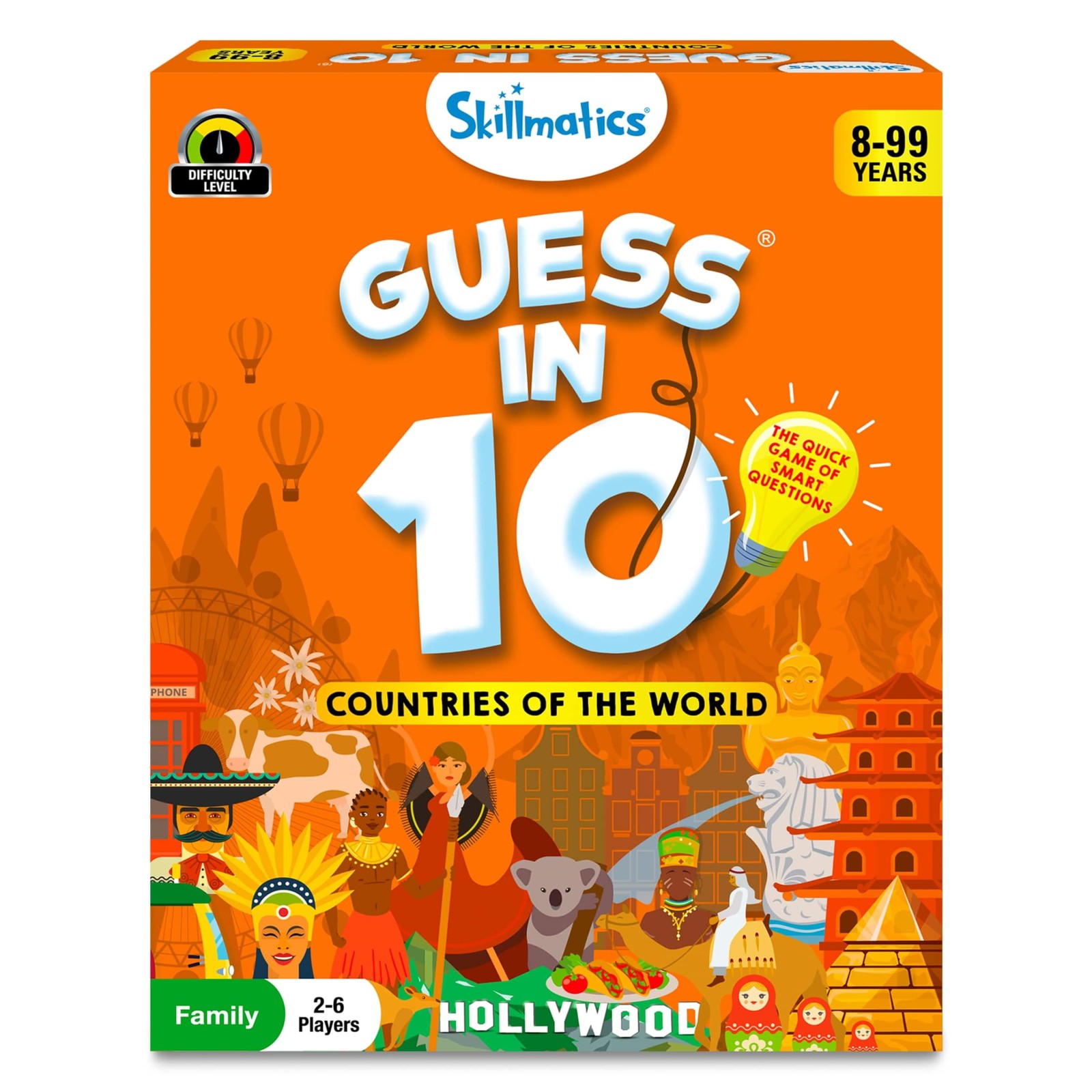 Guess 10 Countries World Card Games Educational Travel Trivia Gifts Ages 8 Up