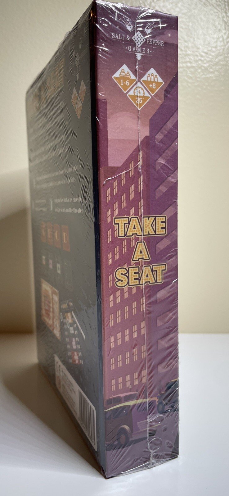 Take A Seat Board Game Salt & Pepper Games NIS