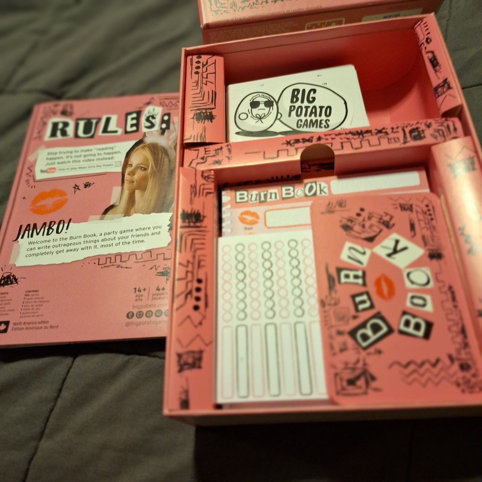 MEAN GIRLS Burn Book The Party Game Board Game By Big Potato Games Truth Bombs