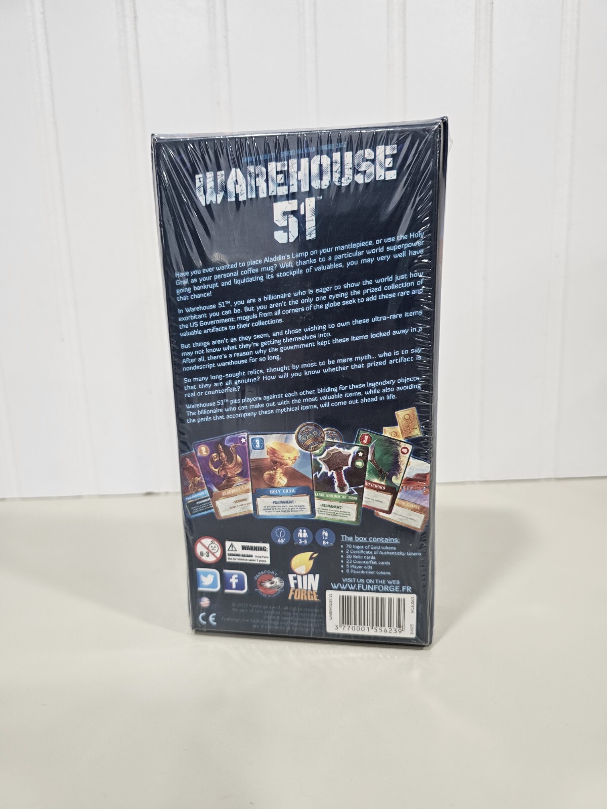 Warehouse 51, Game, Passport Game Studios, Fun Forge, Artifact Collection Games