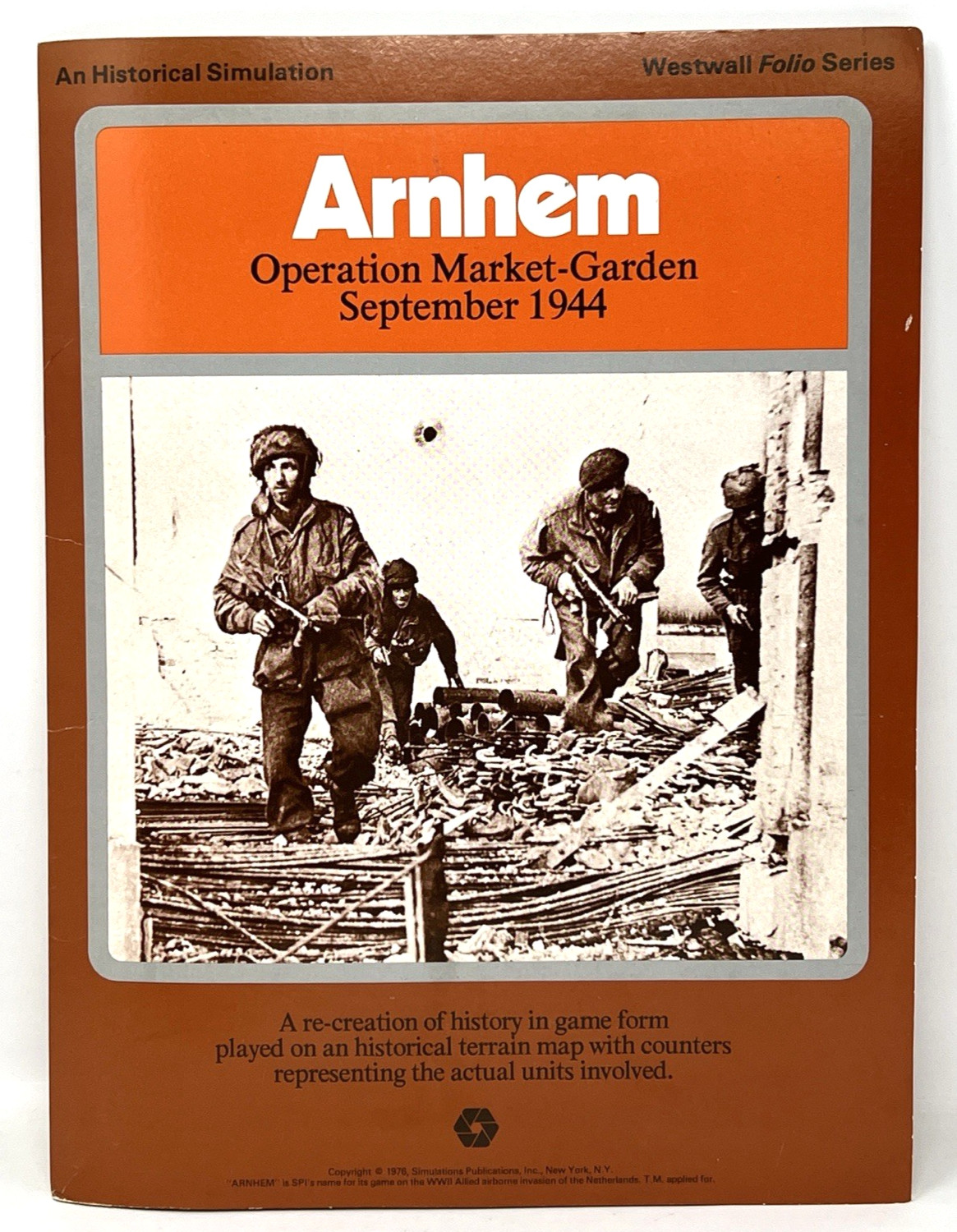 SPI 1976 West Wall Folio Series ARNHEM – Operation Market Garden 1944
