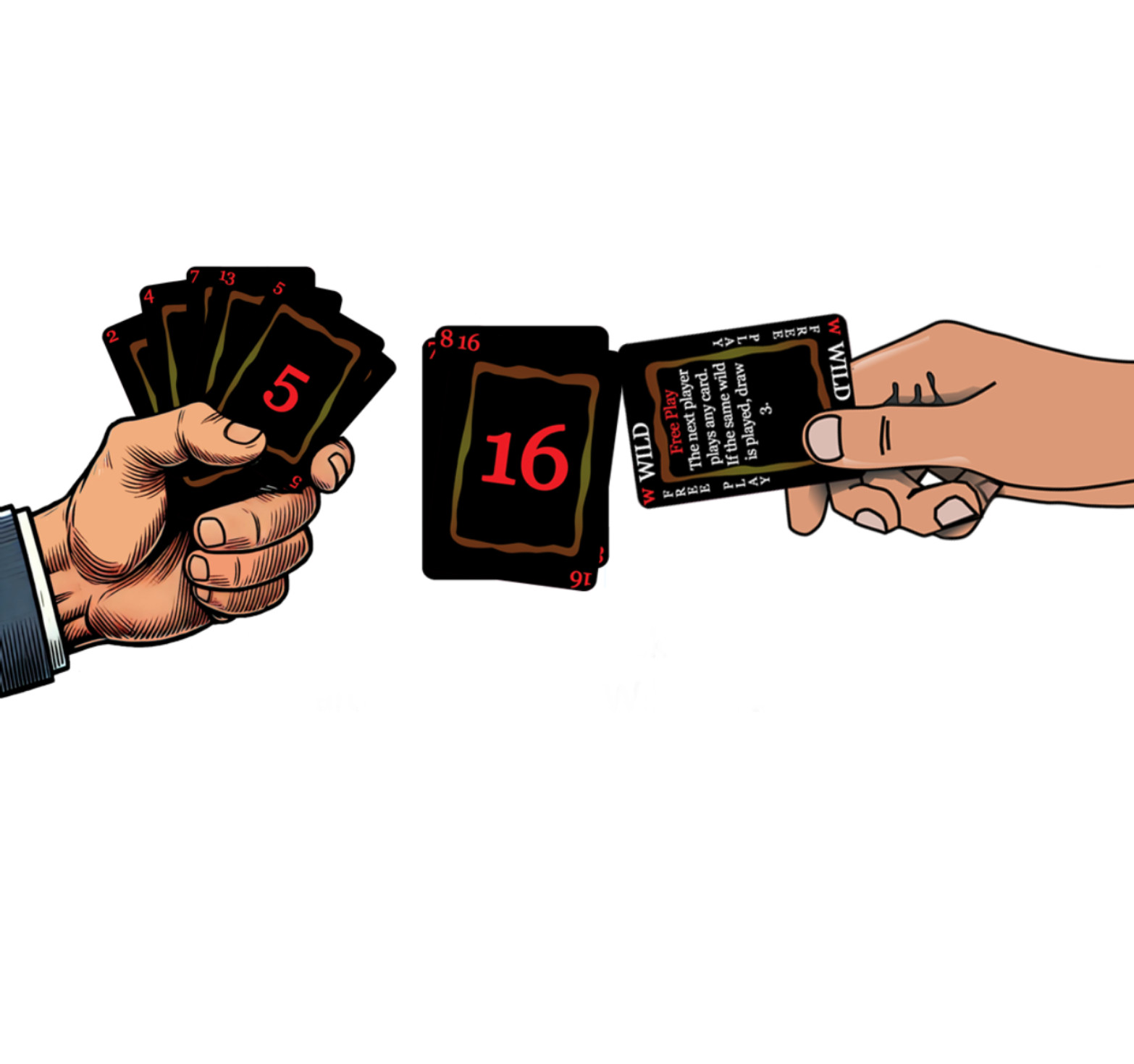 New VETO Card Game, 2nd Edition, Fun Family Shedding Card Game for 2-4 Players