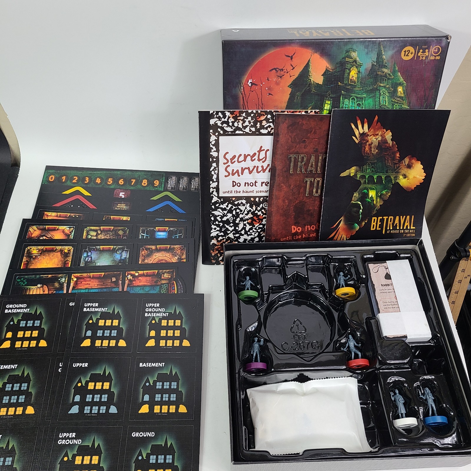 Avalon Hill Hasbro Gaming Betrayal at The House on The Hill 3rd Edition Open Box