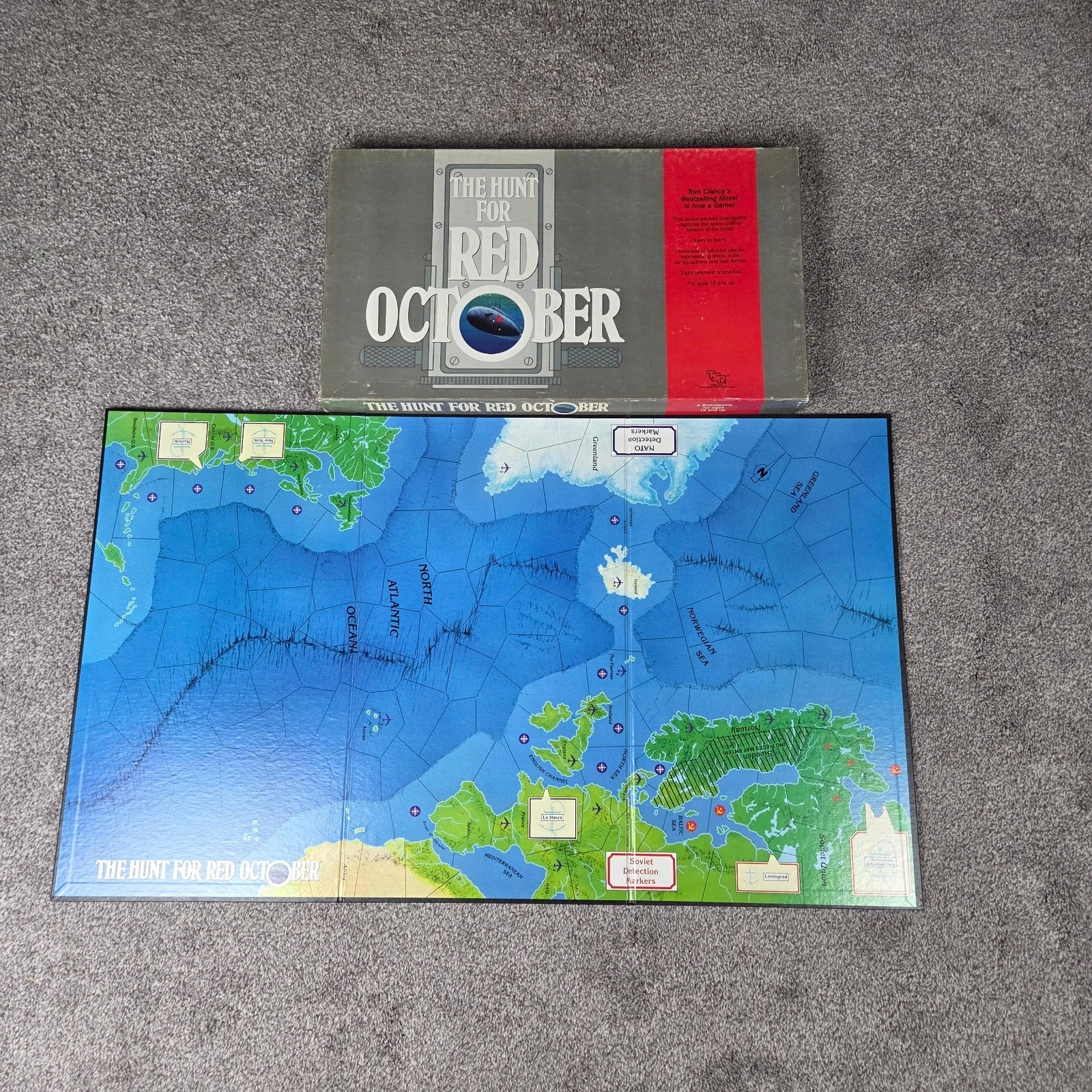 Vintage Hunt For Red October Red Storm Rising Fortress America – Board Game LOT