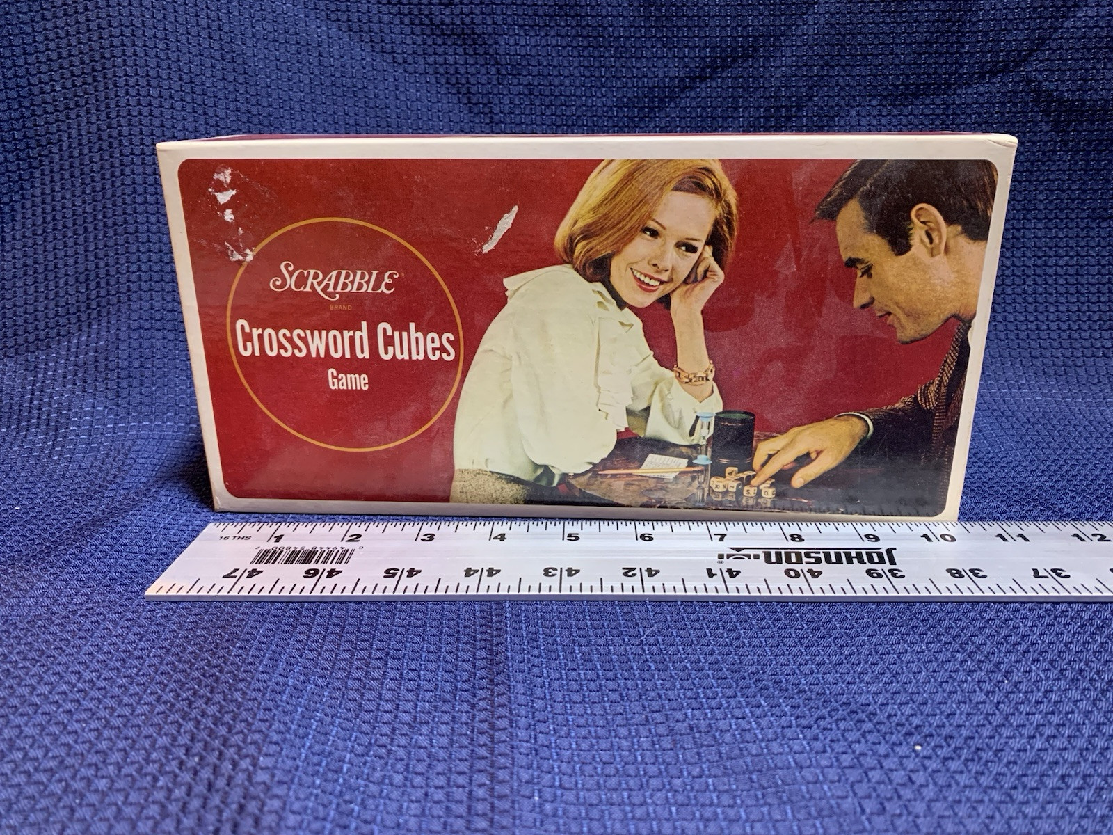 Vintage Scrabble Crossword Cubes Game 1968 Complete- Selchow & Righter Company