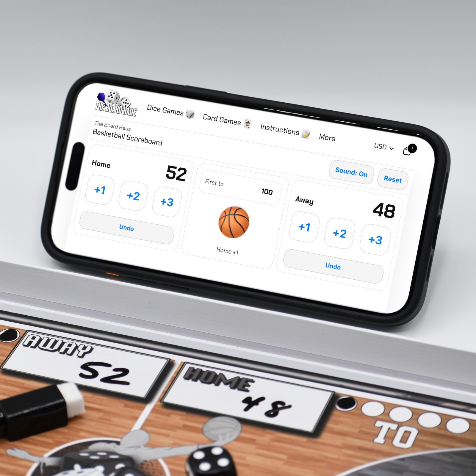 Basketball Dice Game – Fast-Paced Tabletop Game | Fun Strategy Game