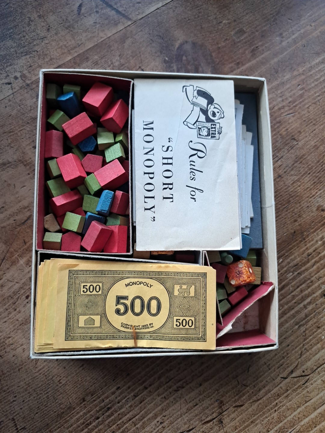 Vintage 1940’s Monopoly Game Set By Parker Brothers USA See Photos