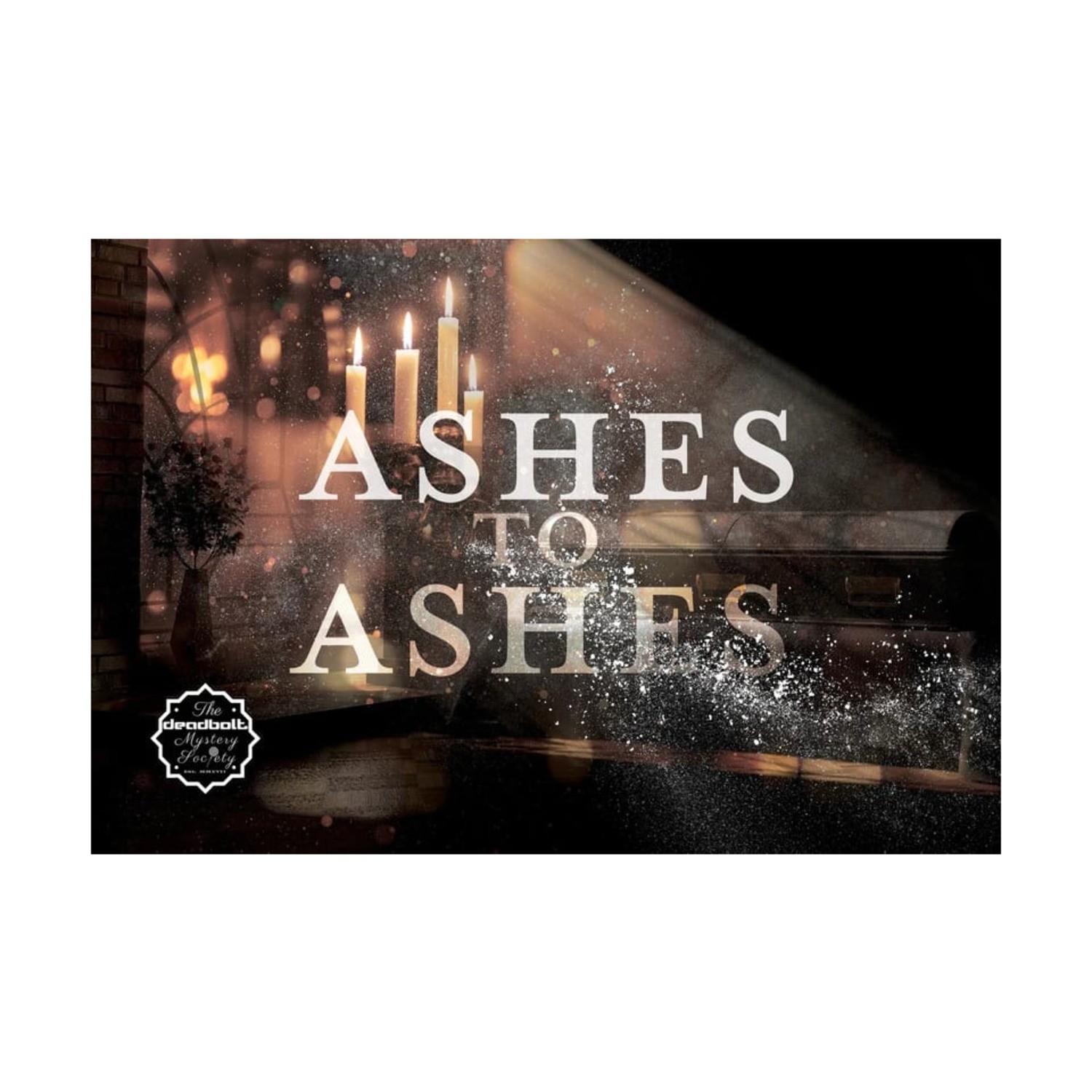 Deadbolt Mystery Society Board Games Ashes to Ashes Box EX/NM