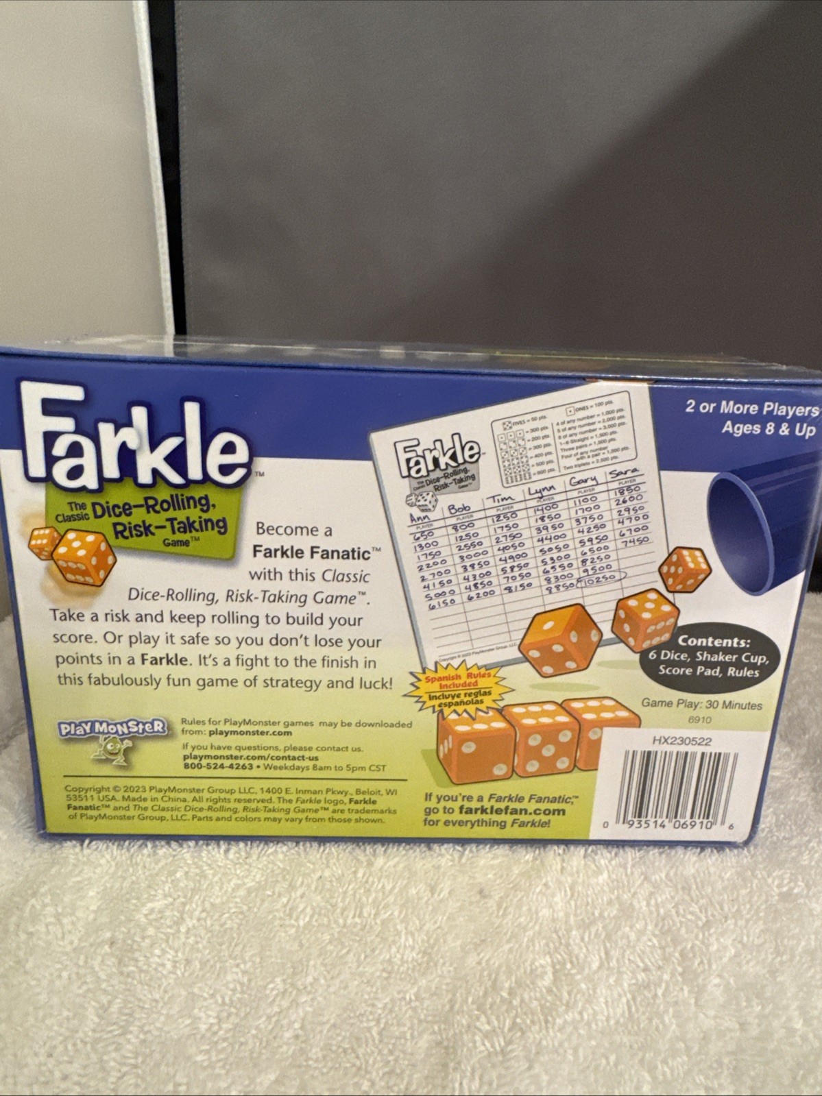 New Patch Products 6910 Farkle Classic Dice Game Sealed