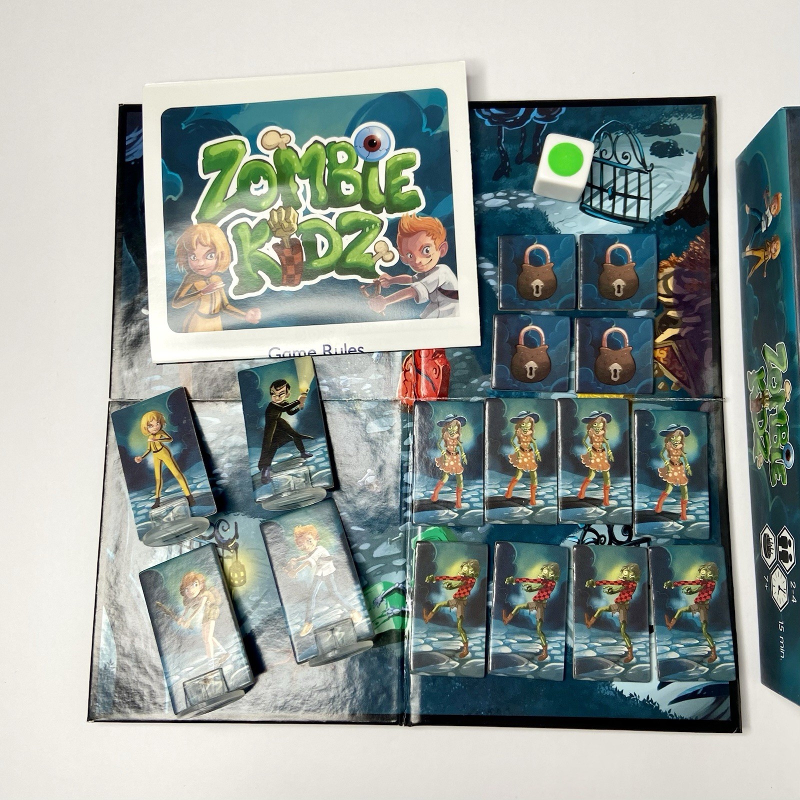 Zombie Kidz Board Game 2013 Scorpion Masque Ages 7+ COMPLETE