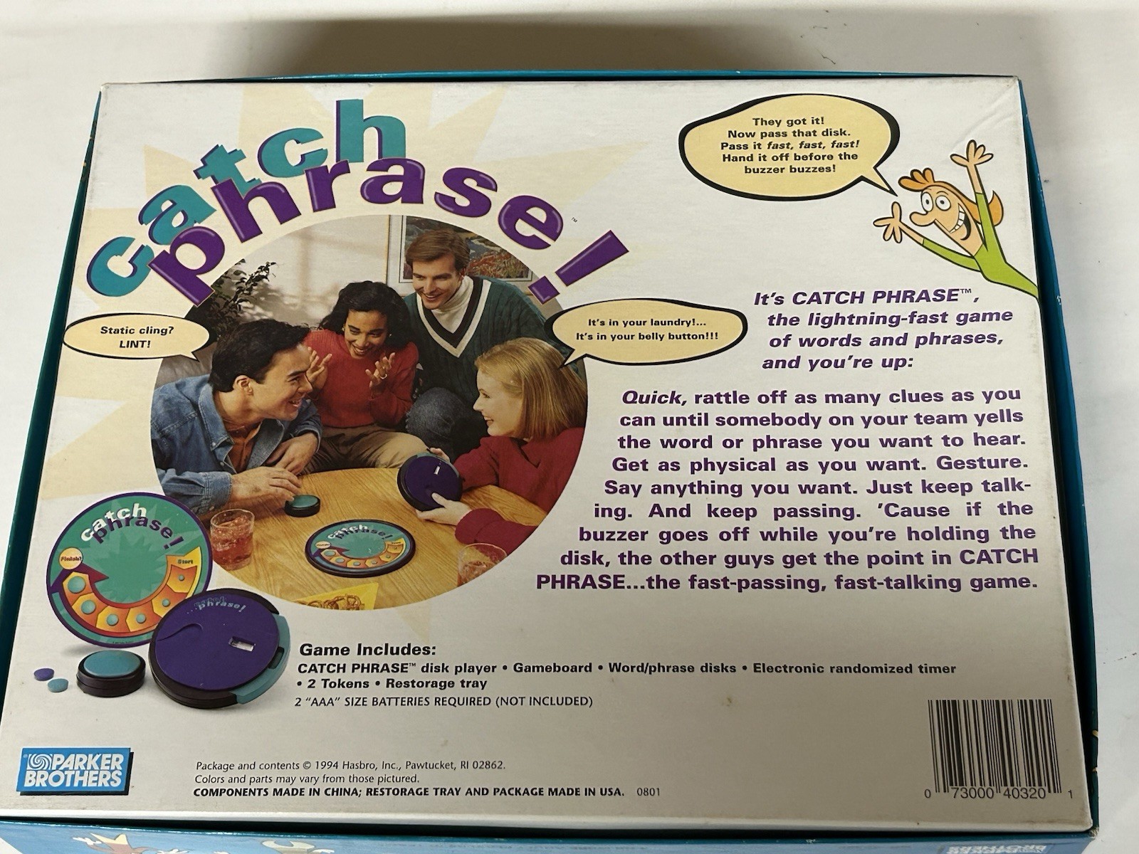 Vintage Catch Phrase Party Game 1994 Parker Brothers COMPLETE 90’s Words