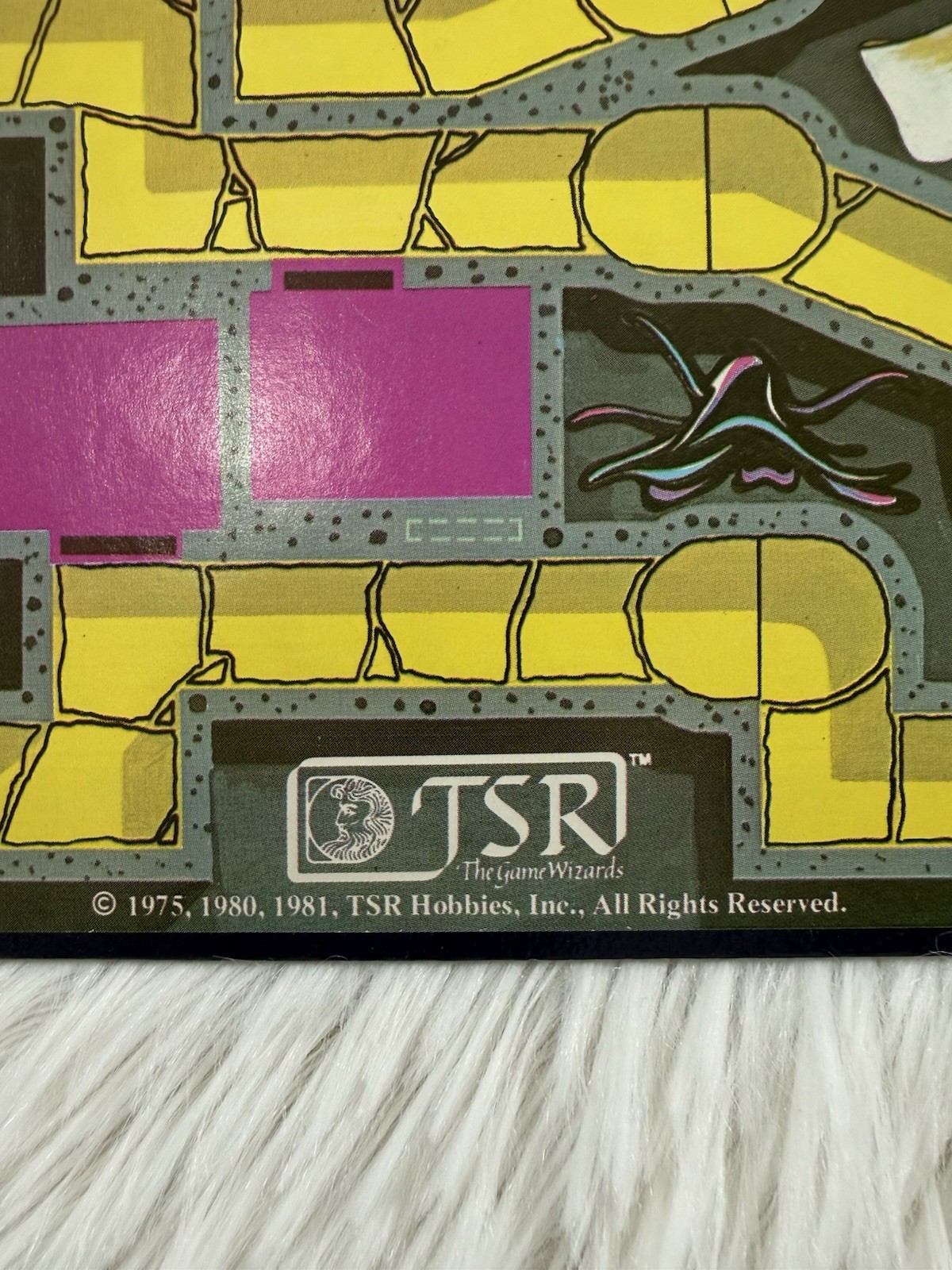 TSR Dungeon! Fantasy Board Game 1981 with Box, Board, Cards & Pieces