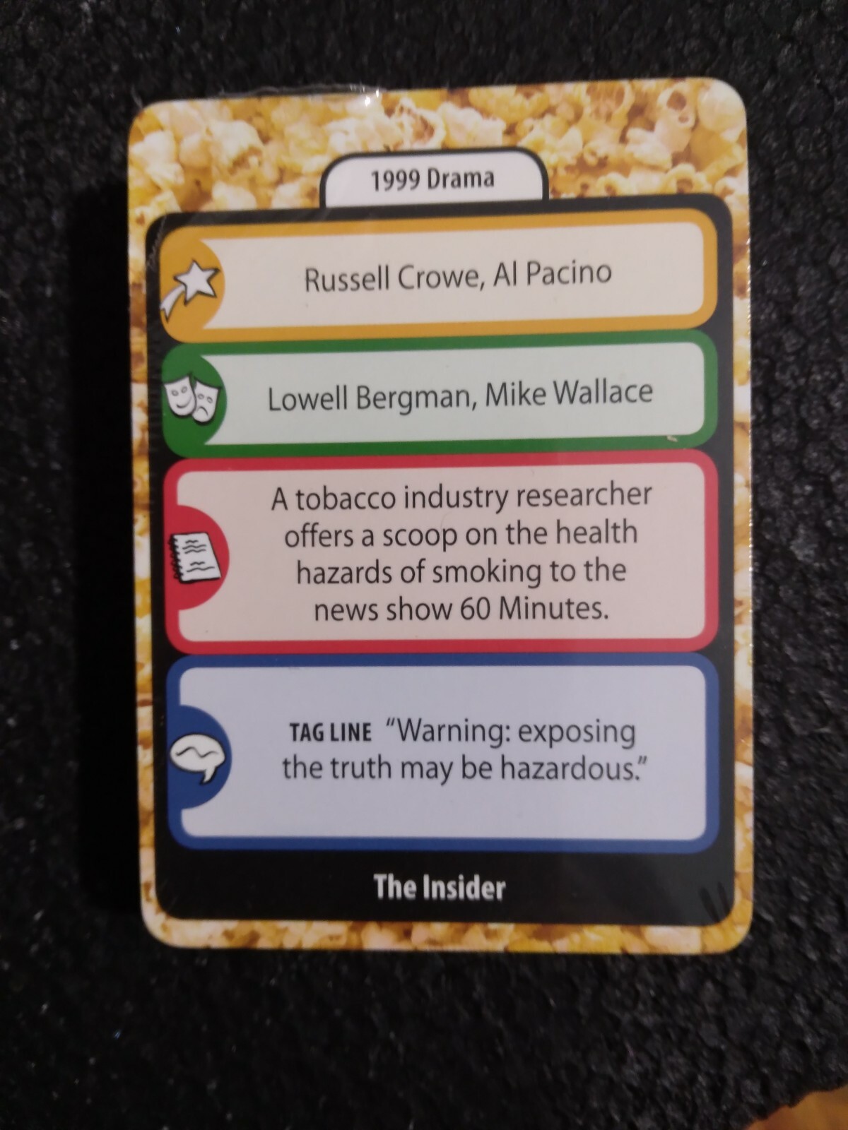 Pass The Popcorn Game Fast Paced Movie Fun Game Bonus 80’s and 90’s Theme Pack