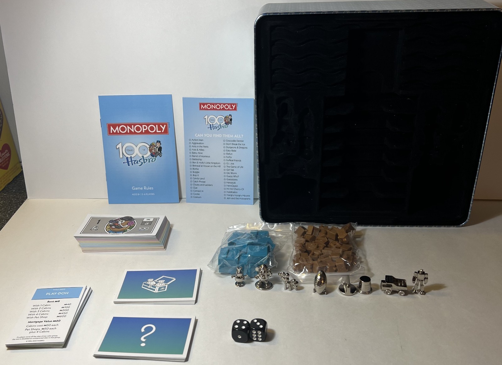 WS Game Company Monopoly Hasbro 100th Anniversary Edition Collectible Tin
