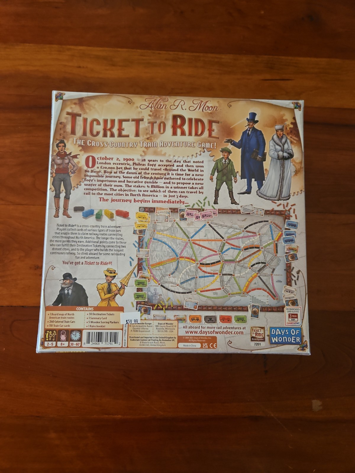 Days of Wonder Ticket To Ride and MYSTERY TRAIN expansion!