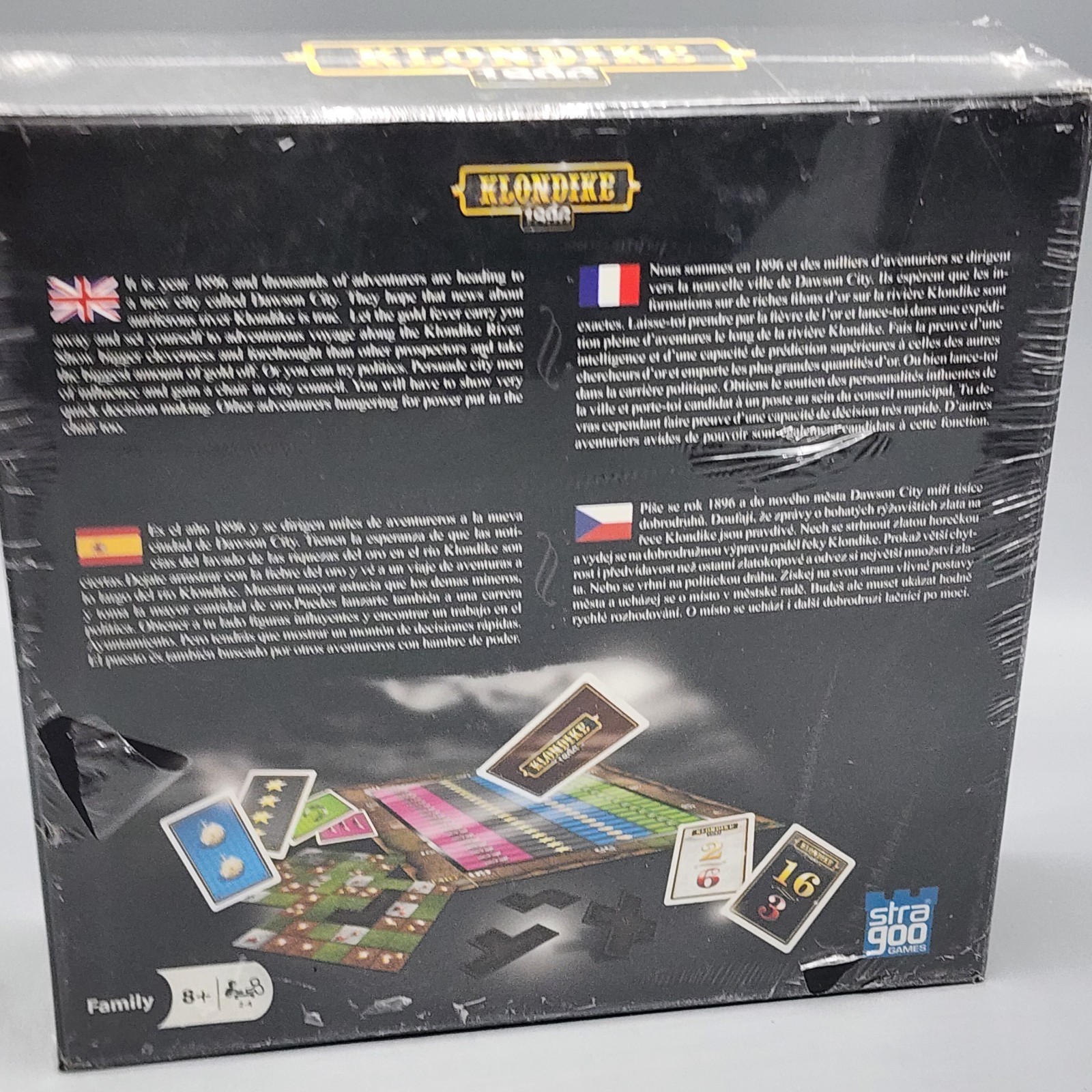 Stragoo Board Games Klondike 1896 Box – NEW & Sealed! US SELLER