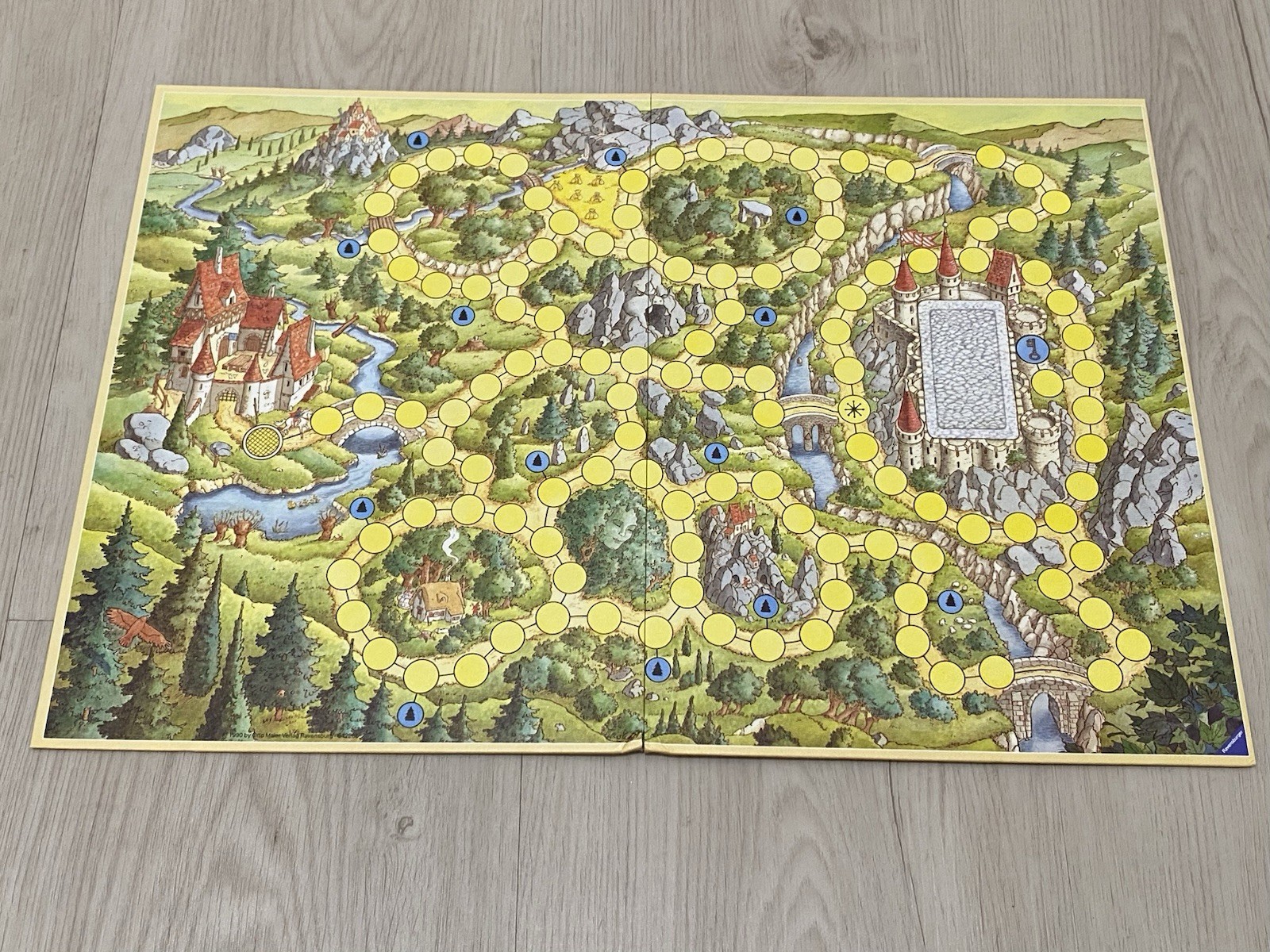 Vintage Enchanted Forest Board Game Ravensburger 1990 100% Complete