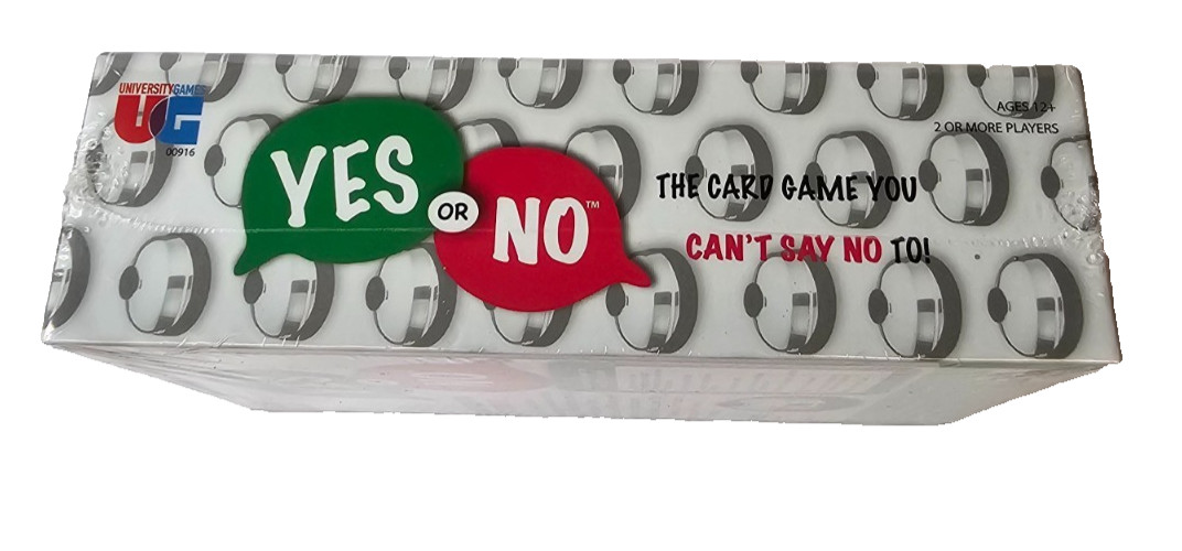 New Yes or No card game-The card game you can’t say no to Party Holidays