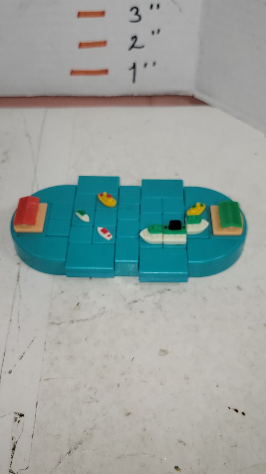 Vintage 1997 Binary Arts Port To Port Shifting Tile Puzzle Toy Pre-owned