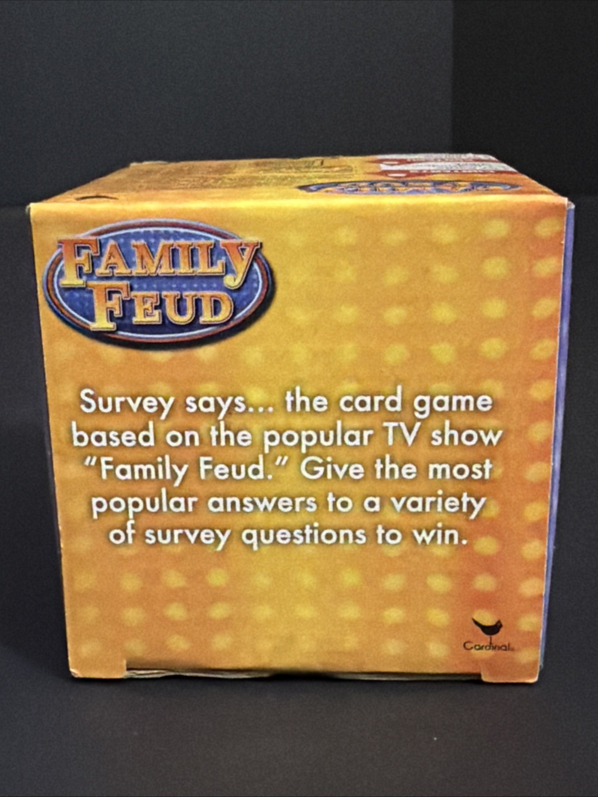 Cardinal Family Feud Boxed Card Game, 57 Cards, TV Game Show, Age 12+