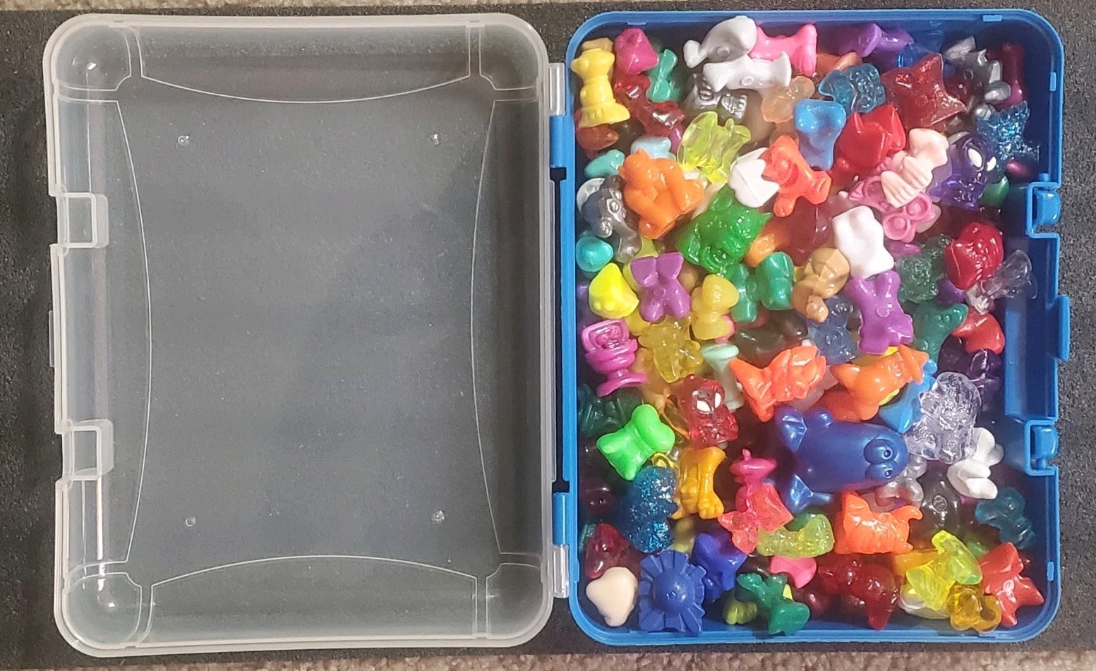 Crazy Bones Lot Of 179 And Case To Carry