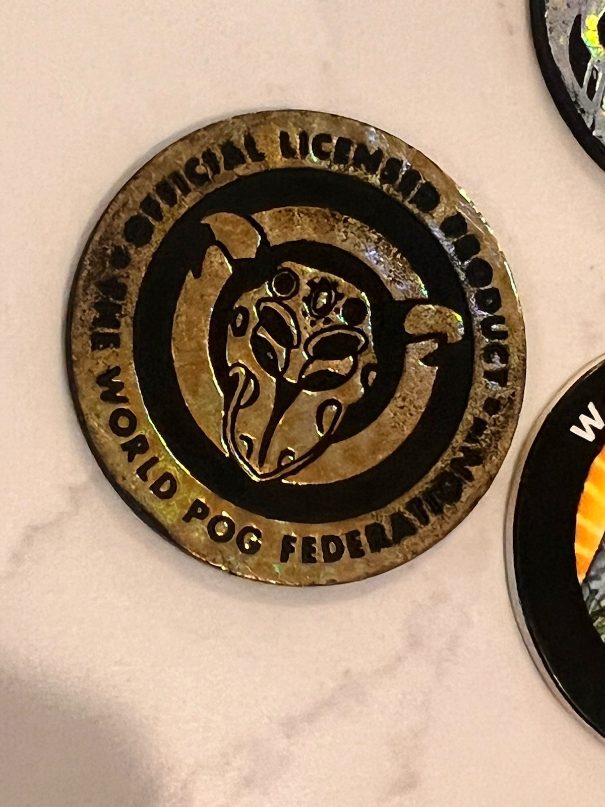 Lot of 13 Pogman Pogs Slammer The World Pog Federation Authentic POG Brand WPF