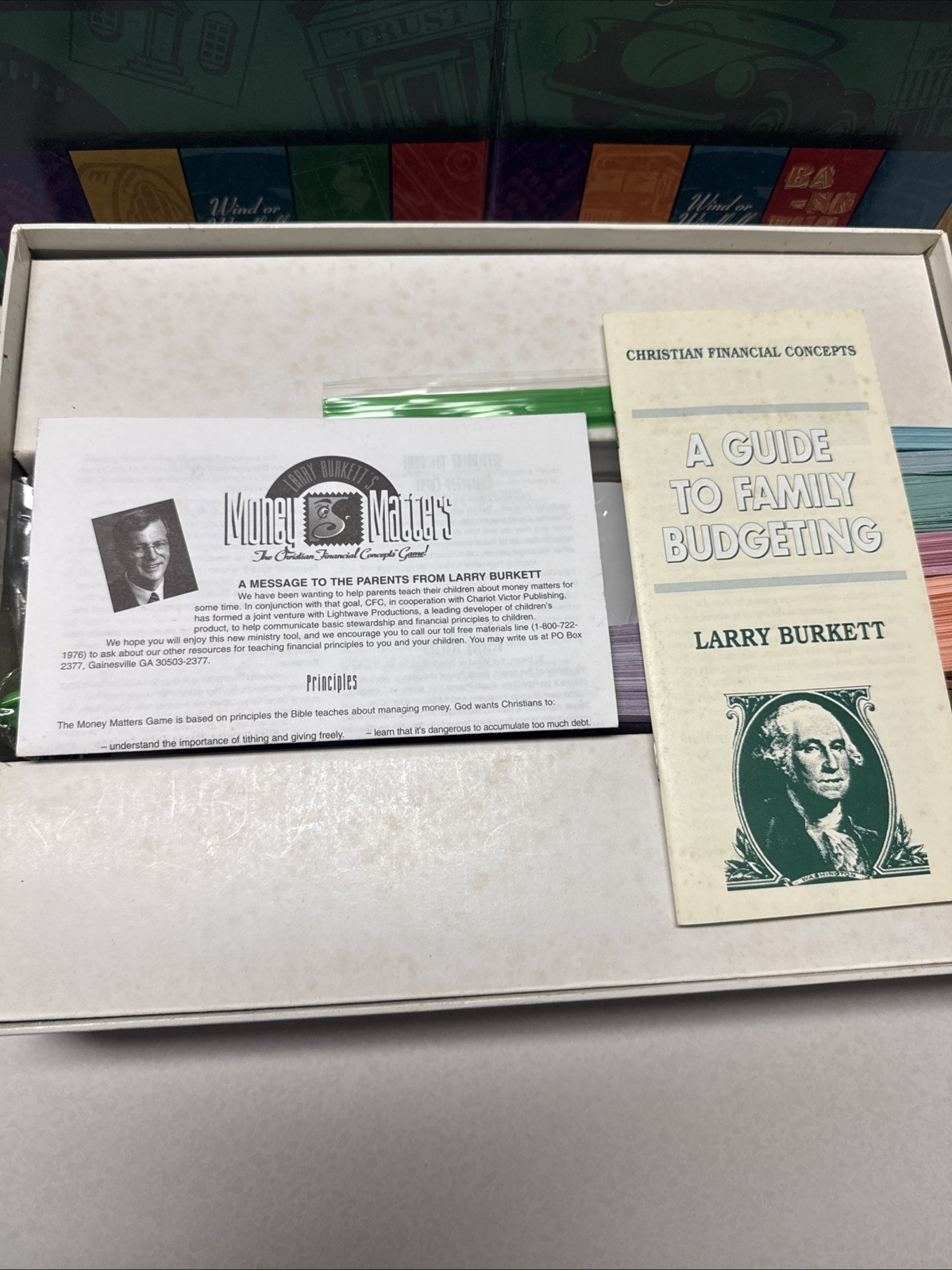 Vintage Larry Burkett’s MONEY MATTERS Christian Financial Concepts Game