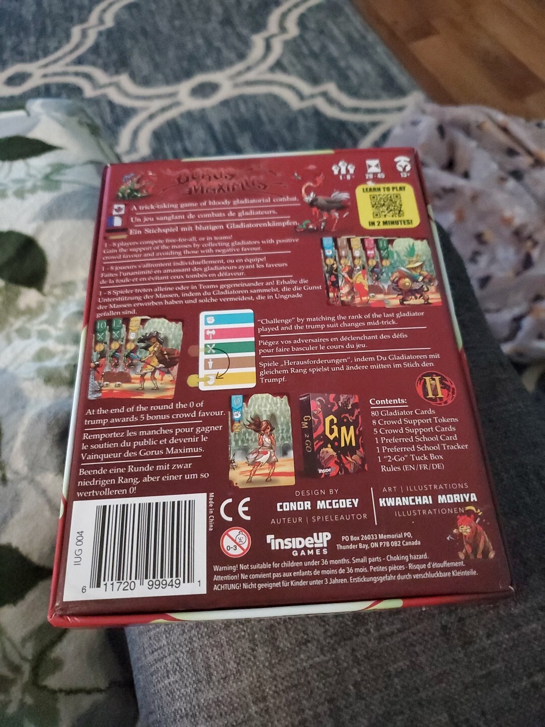 Inside Up Games Board Game Gorus Maximus