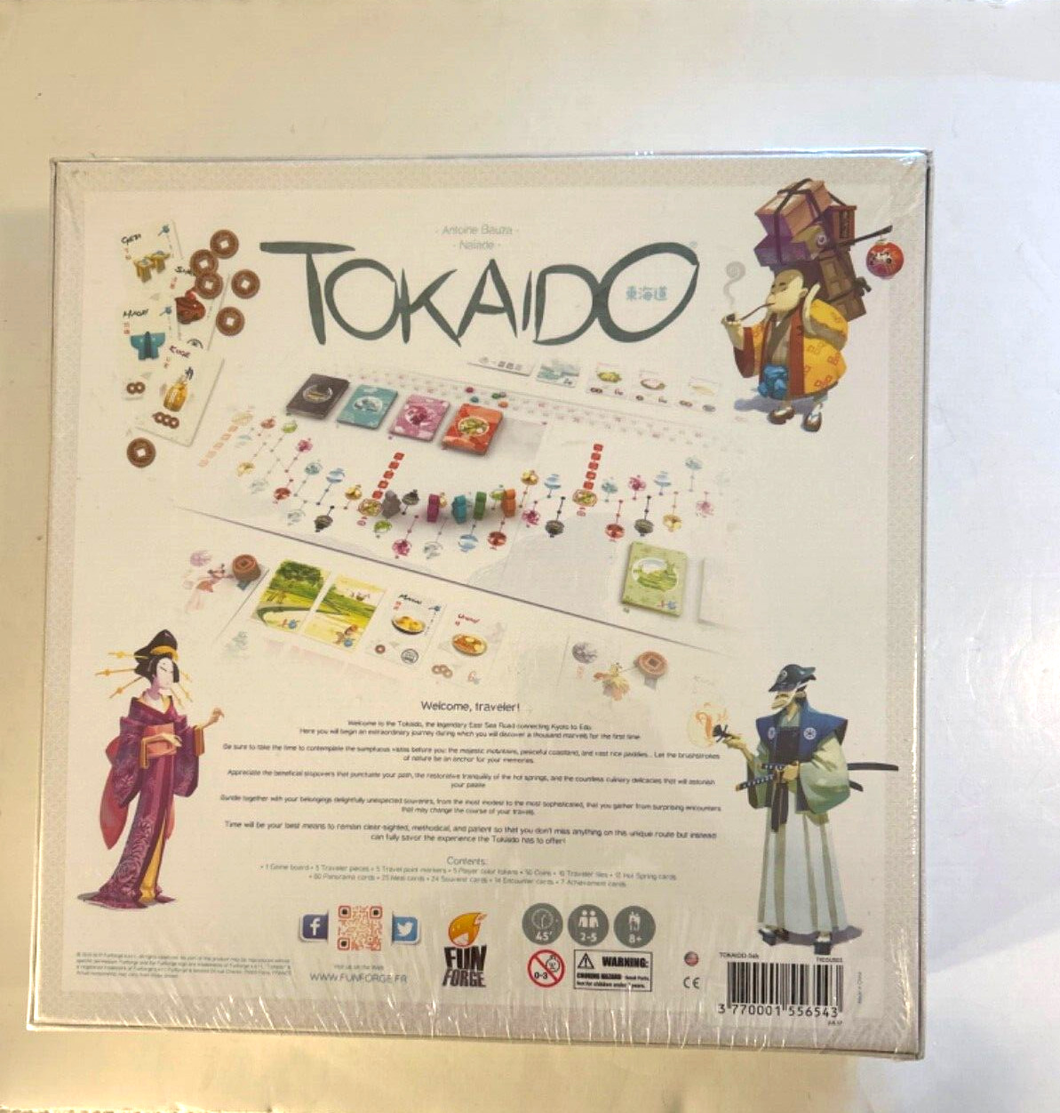 Fun Forge Tokaido Board Game 2012 Still Sealed